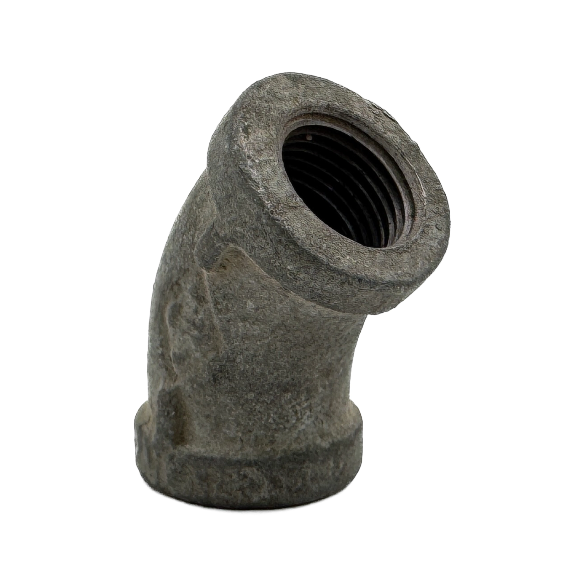 Codo galvanizado 45° x 3:8” roscado hembra-hembra Ferretería Onofre Codo galvanizado 45° x 3/8” roscado hembra-hembra