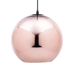 Luminario colgante esfera vidrio cobre Ø30 cm – MX-CL8041 Maxxi