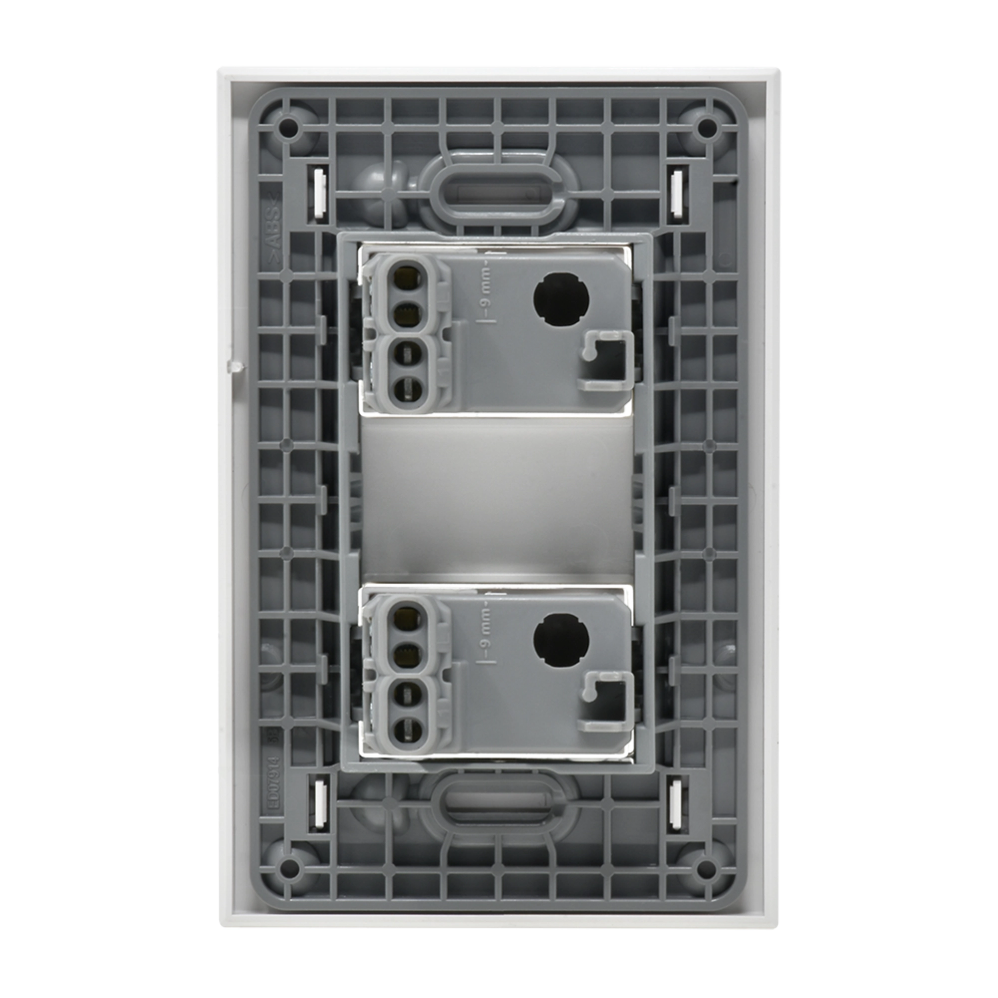 Placa con dos interruptores sencillos 15 A 127 V Forza 2 FZ2200B Bticino Onofre Ferretería Placa con dos interruptores sencillos 15 A 127 V Forza 2 FZ2200B Bticino