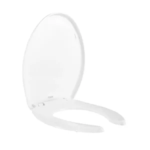 Asiento elongado cierre lento para WC frente abierto antibacteriano – AT-5 Helvex