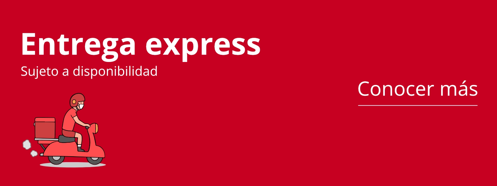 entrega express banner web