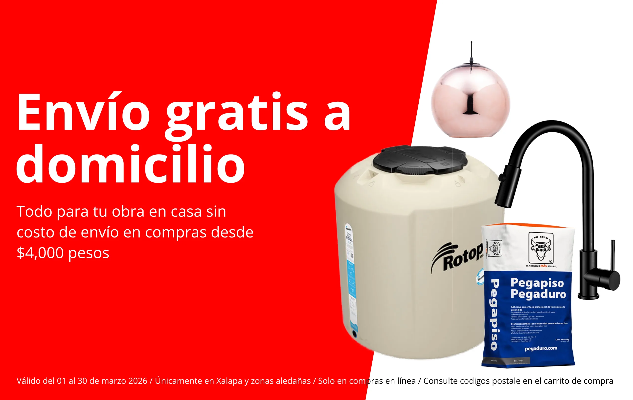 Banner envio gratis en marzo 2026