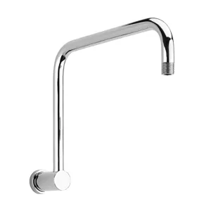 Brazo angular para regadera con chapetón redondo acabado cromo – TR-039 Helvex