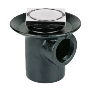 Coladera de contorno cuadrado con salida lateral y sello hidráulico - 24-CHL Helvex