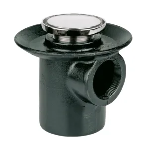 Coladera de contorno redondo con salida lateral y sello hidráulico - 24-HL Helvex