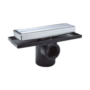 Coladera rectangular para inserto cerámico 30 cm con sello hidráulico - 24-RHLI Helvex