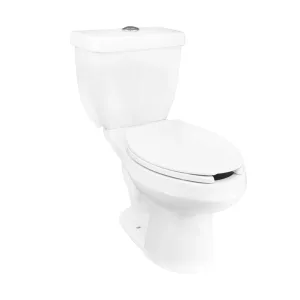 Inodoro de dos piezas alargado 4.8 LPD trampa expuesta - WC Drakar16 Helvex