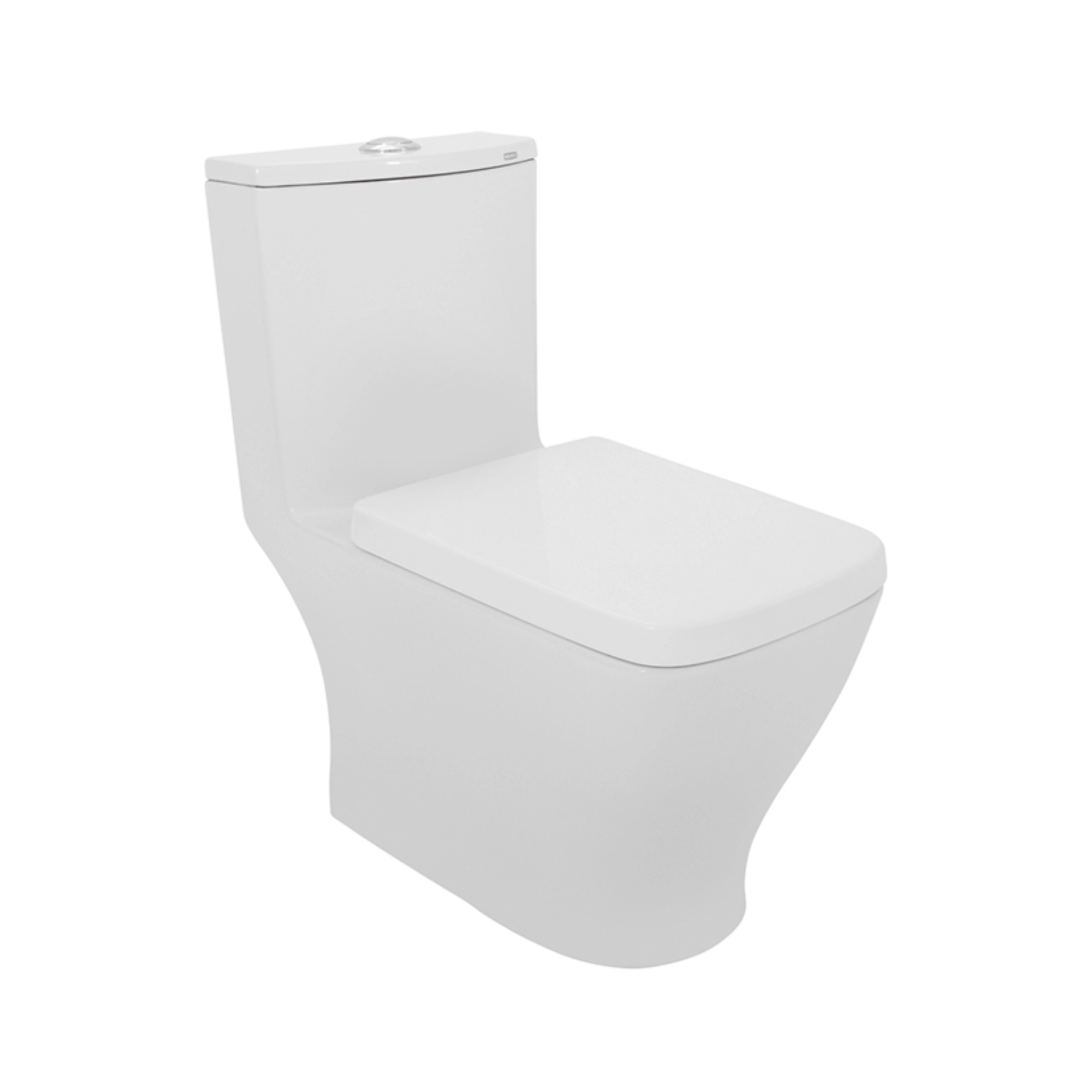 Inodoro de una pieza elongado 4.8 LPD trampa oculta con asiento - OP Capri Plus Helvex