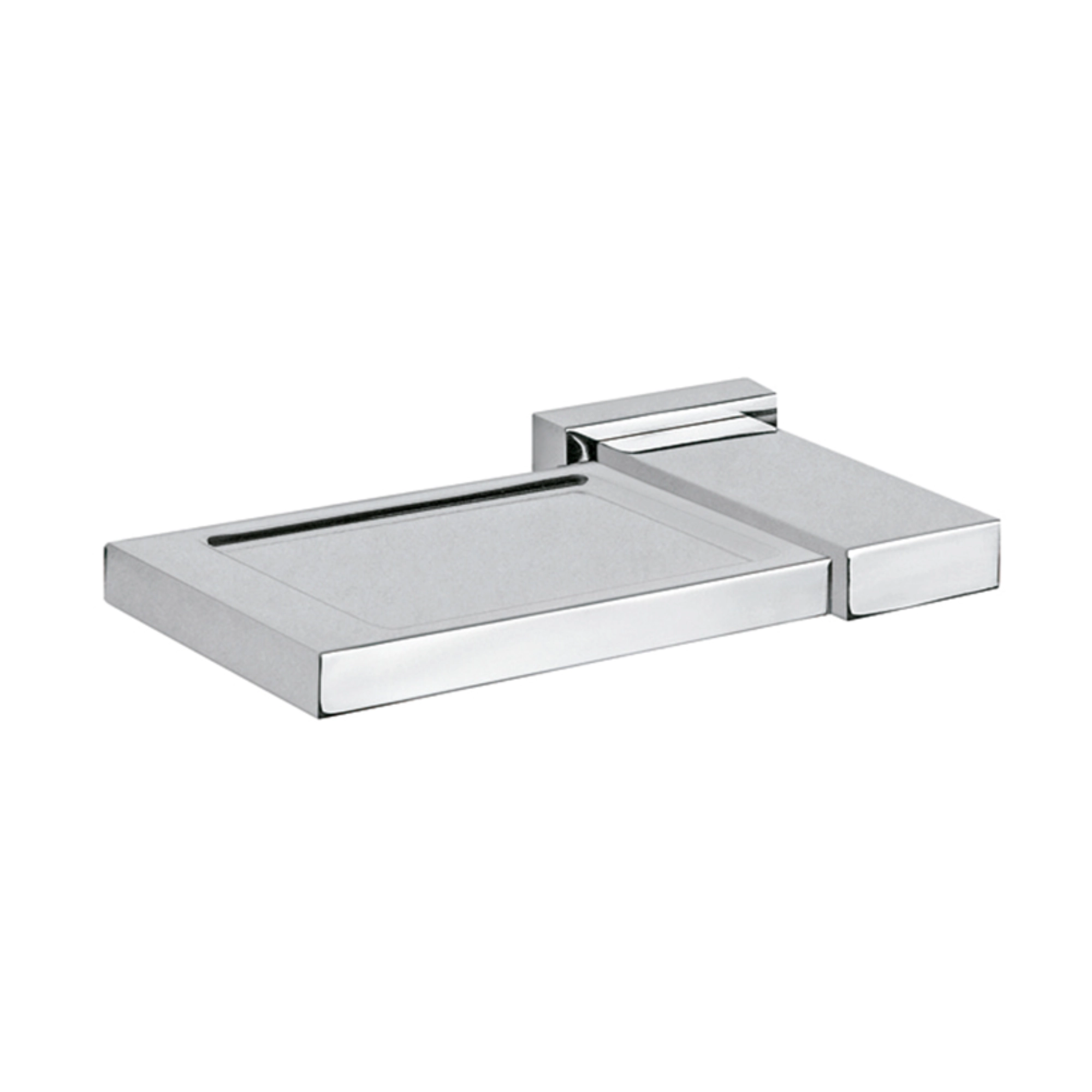 Jabonera para baño de pared cromo – 16108 Helvex