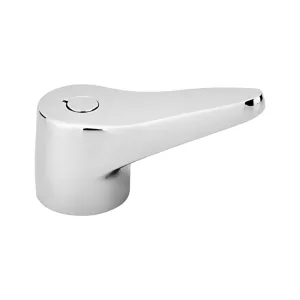 Juego de manerales grandes de palanca para regadera o lavabo acabado cromo – C-67 Helvex