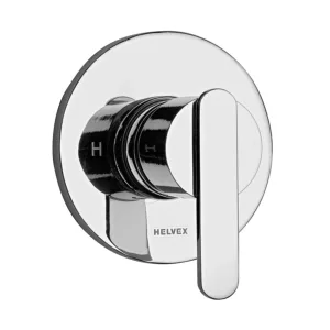 Monomando para regadera o tina sin desviador cromo E-59 Helvex