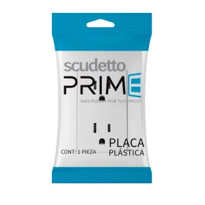 Placa armada 2 contactos polarizados aterrizados 15 A blanco IUSA 217879