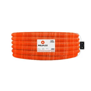 Poliflex naranja 1” sin guía rollo 50 m