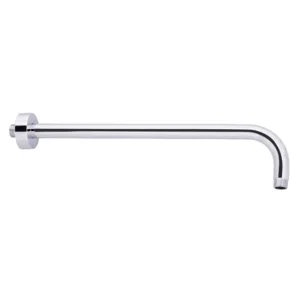 Brazo para regadera Dica de 40 cm cromado con chapetón para instalación en pared