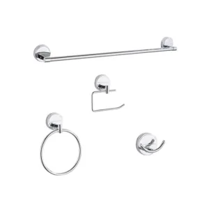 Juego de accesorios para baño 4 piezas cromo -3000 Dica