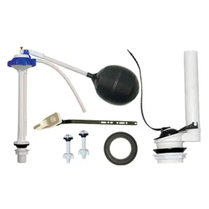 Kit completo de reparación para tanque de excusado clásico Coflex PS-A005 con válvulas flotador palanca empaque y tornillos