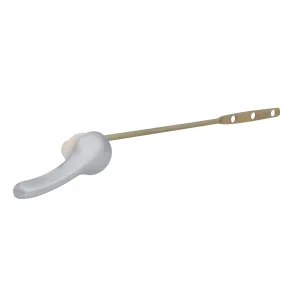 Palanca de repuesto para excusado instalación frontal acabado cromo Dica código 3019 largo 27 cm cuerpo metálico