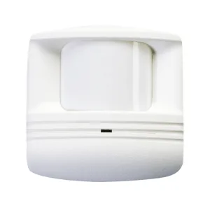 Detector de movimiento PIR para pared Bticino CX-100-1, color blanco, lente de haz estrecho 15 grados, alcance 27.4 metros, para pasillos y corredores interiores