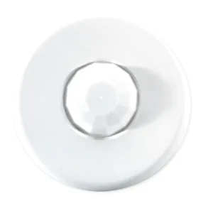 Detector de movimiento PIR para techo Bticino CI-200, color blanco, forma circular, cobertura 360 grados, para instalación en interiores