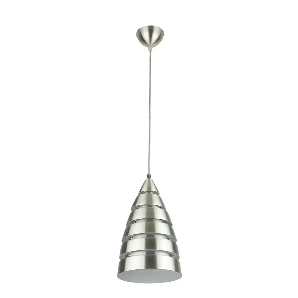 Lámpara colgante de aluminio Tecnolite CTL-7460/AL LUINI para E27