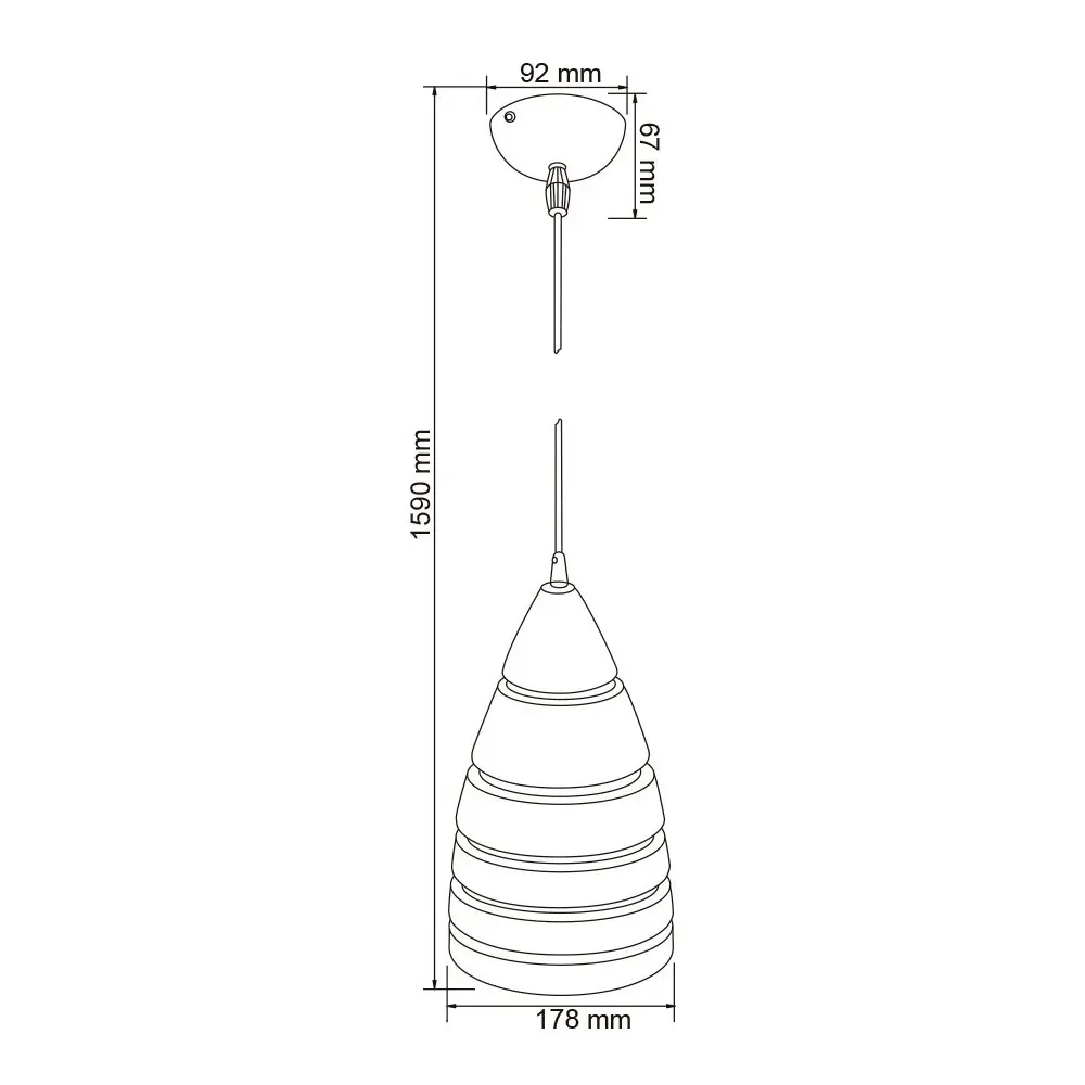 Lámpara colgante aluminio E27 26 W LUINI – Tecnolite onofre Lámpara colgante de aluminio Tecnolite CTL-7460/AL LUINI para E27