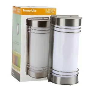 Luminario de muro exterior satinado IP45 Tecnolite H-1050/S VENECIA