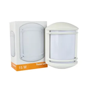 Luminario de muro blanco Tecnolite H-945/B URBINO para lámpara E27