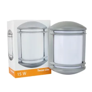 Luminario de muro satinado Tecnolite H-945/S URBINO para lámpara E27