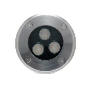 Luminario empotrable de piso ANSER de Boomer, Ø 100 × 90 mm, IP 67