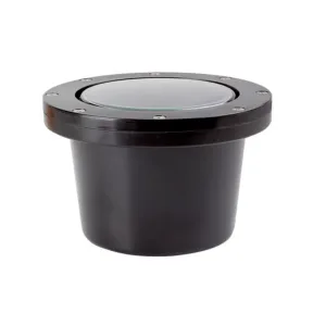 Luminario empotrado de piso exterior negro Tecnolite H-615/NG para AR111 G53