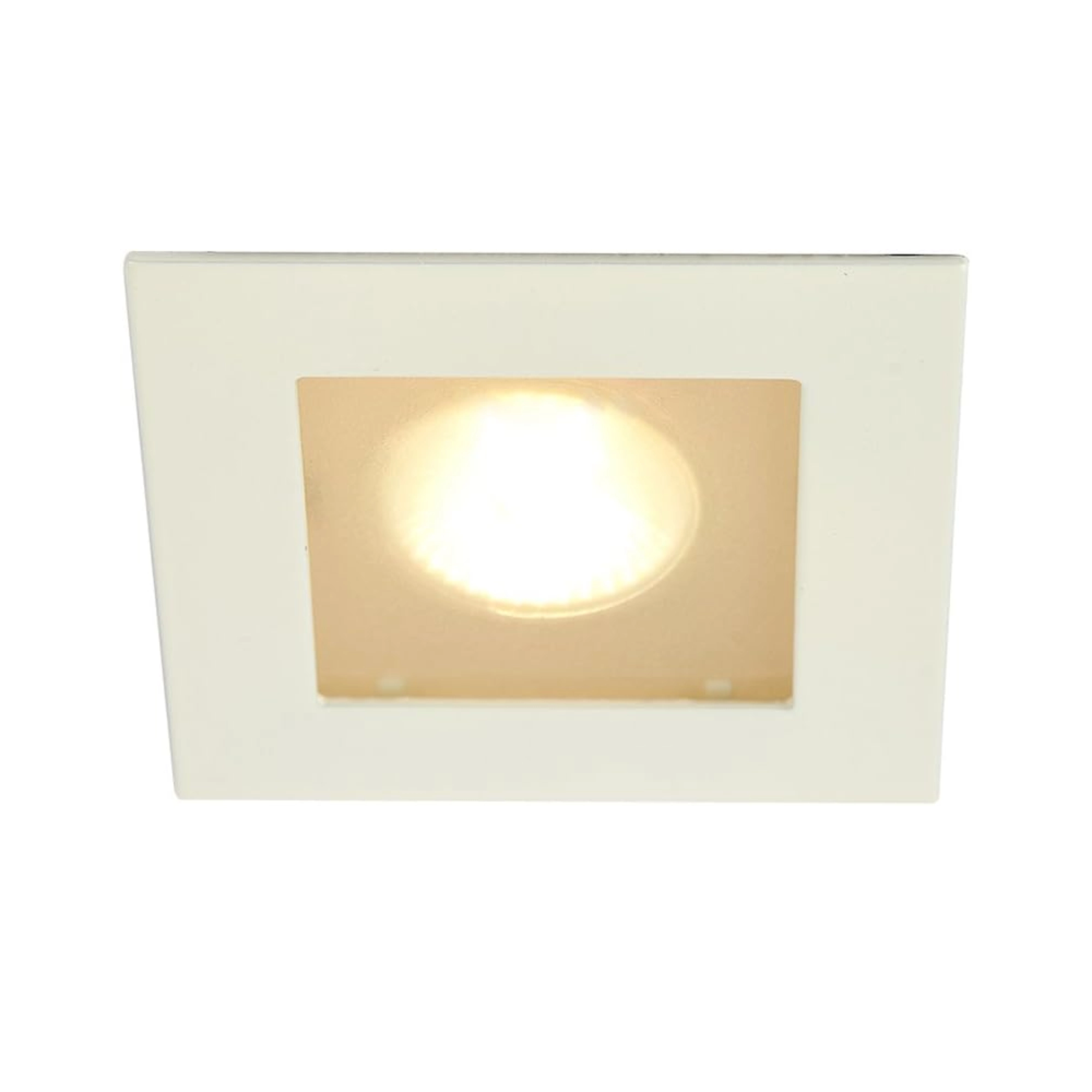 Luminario empotrado cuadrado blanco Tecnolite YD-134/B ALBA para lámpara GY6.35