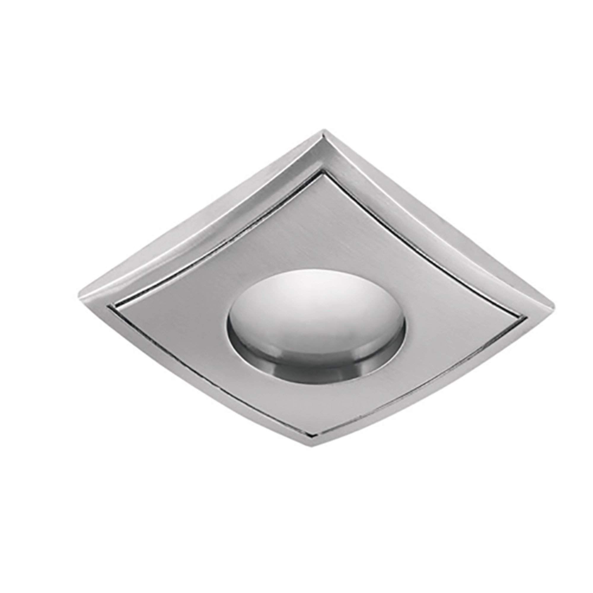 Luminario empotrado redondo satinado Tecnolite YD-103/S para lámpara GX5.3