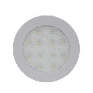 Panel LED de sobreponer MINI PANEL ÓPTICO de Boomer, Ø 118 × 32 mm, IP 20