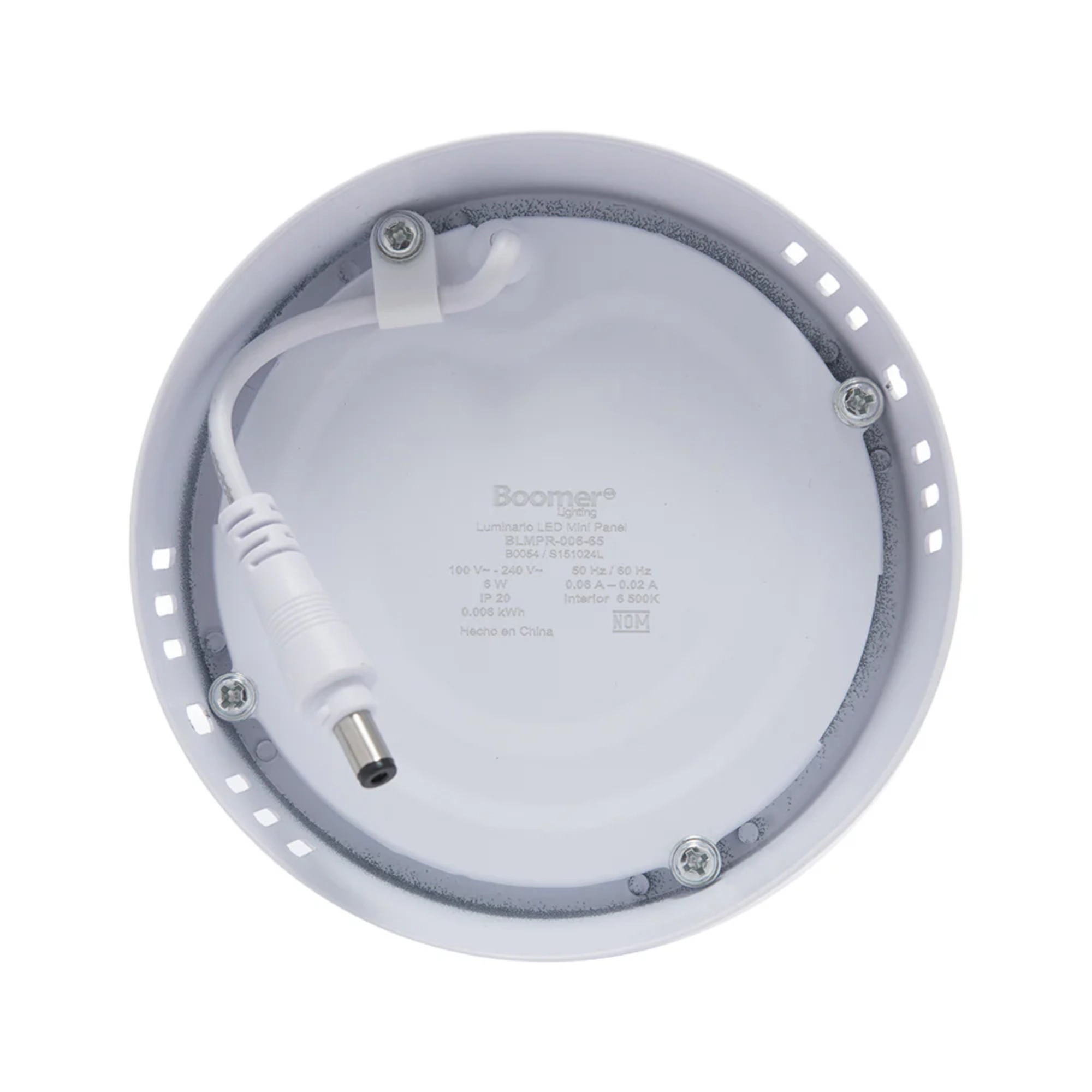 Panel LED de sobreponer redondo 6 W MINI PANEL CLÁSICO – Boomer onofre Panel LED de sobreponer MINI PANEL CLÁSICO de Boomer, Ø 112 × 28 mm, IP 20