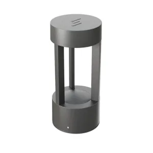 Plafón LED exterior Venecia Magg gris acero 5.8 W 3000 K IP65 para jardín y fachada