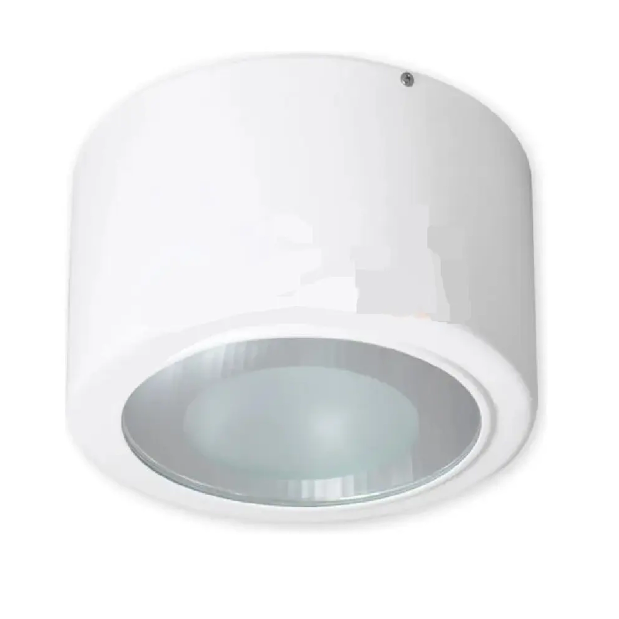 Plafón cilíndrico Drum Magg blanco 13 W G24q-1 para instalar en techo sin corte