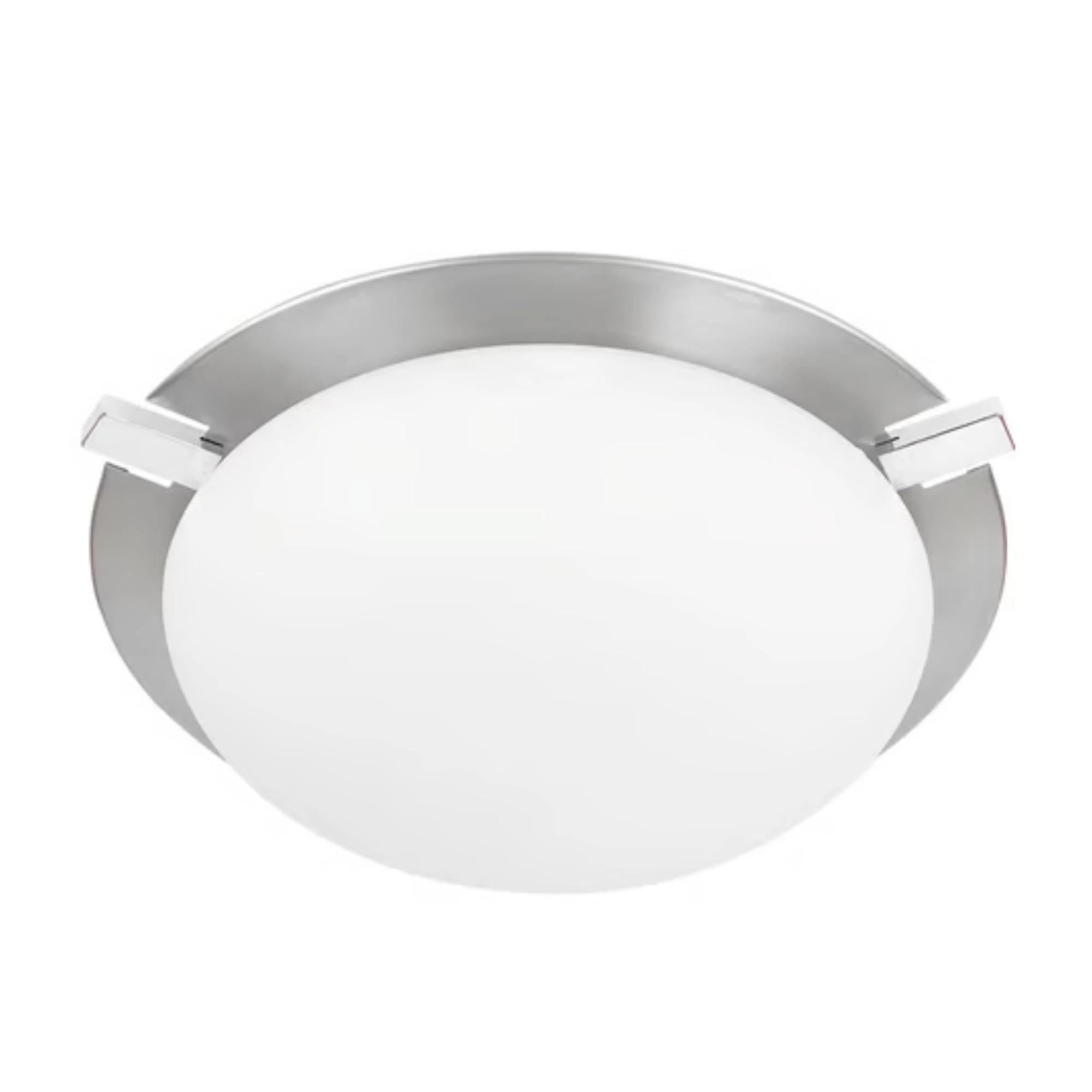 Plafón sobreponer techo satinado Tecnolite PTL-7050/S LAZIO doble E27