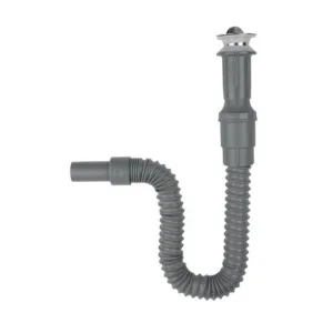 Céspol flexible DICA tipo P con contra tipo moneda para lavabo, modelo 4215, Cespoles Para Lavabo Y Fregadero