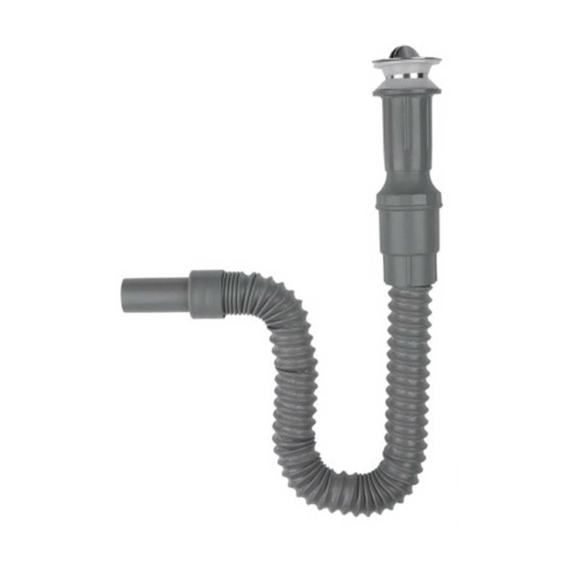 Céspol flexible DICA tipo P con contra tipo moneda para lavabo, modelo 4215, Cespoles Para Lavabo Y Fregadero