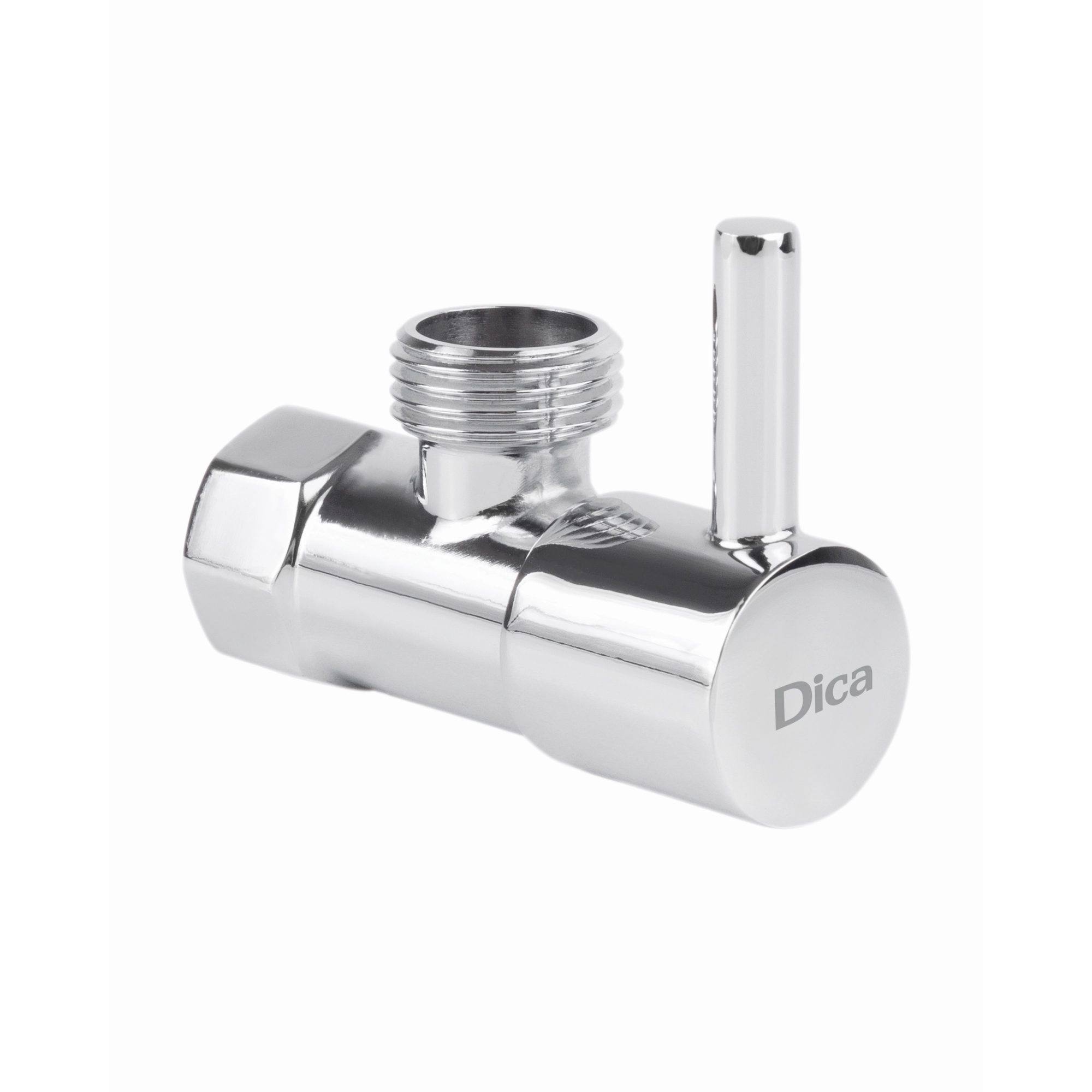 Llave Angular DICA con Maneral de Palanca 1/4 de Vuelta, modelo 3404CV, Valvulas