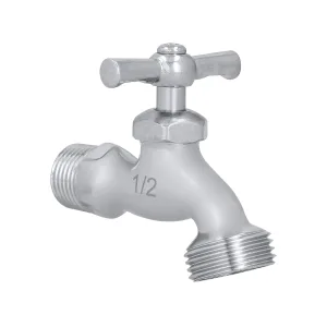 Llave para Manguera Cromada DICA 1/2", modelo 4019C, Valvulas