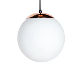 Luminario colgante interior Vidrio Ø 25 cm x H 120 cm color cobre marca Maxxi modelo CL8003CB
