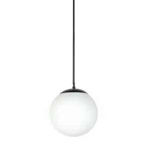 Luminario colgante interior Vidrio Ø 25 cm x H 120 cm color negro marca Maxxi modelo CL8003N