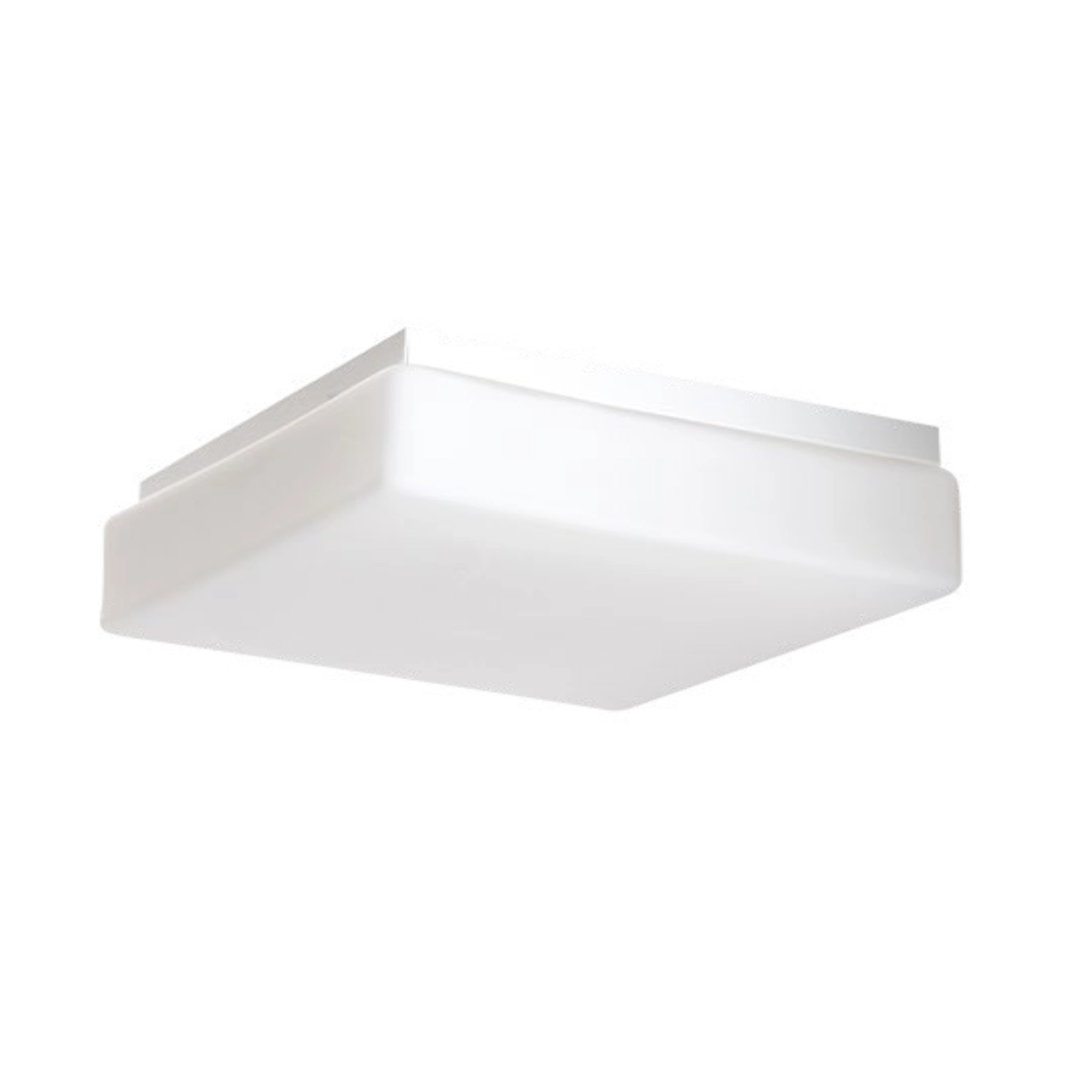Luminario de techo plafón interior 30 cm x 30 cm, Ø 30 cm x H 7.8 cm color blanco/acero marca Maxxi modelo PF8027LED60