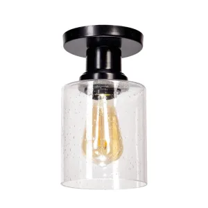 Luminario de techo plafón interior Ø 32 cm x H 39 cm color negro marca Maxxi modelo PF8076N