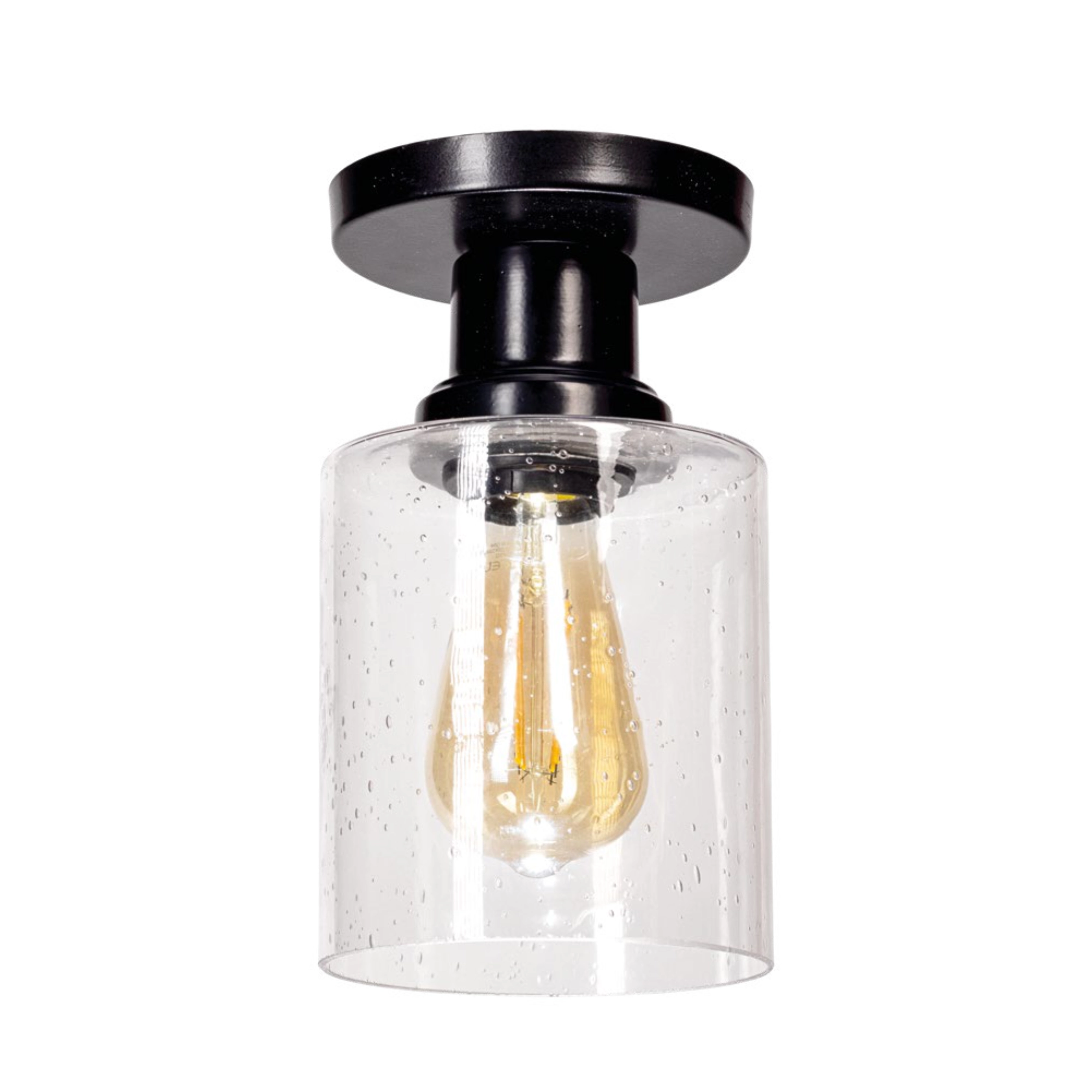 Luminario de techo plafón interior Ø 32 cm x H 39 cm color negro marca Maxxi modelo PF8076N