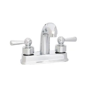 Mezcladora Urrea 4 pulgadas para lavabo con manerales Niza acabado cromo, modelo 50PN, Mezcladora Lavabo 4