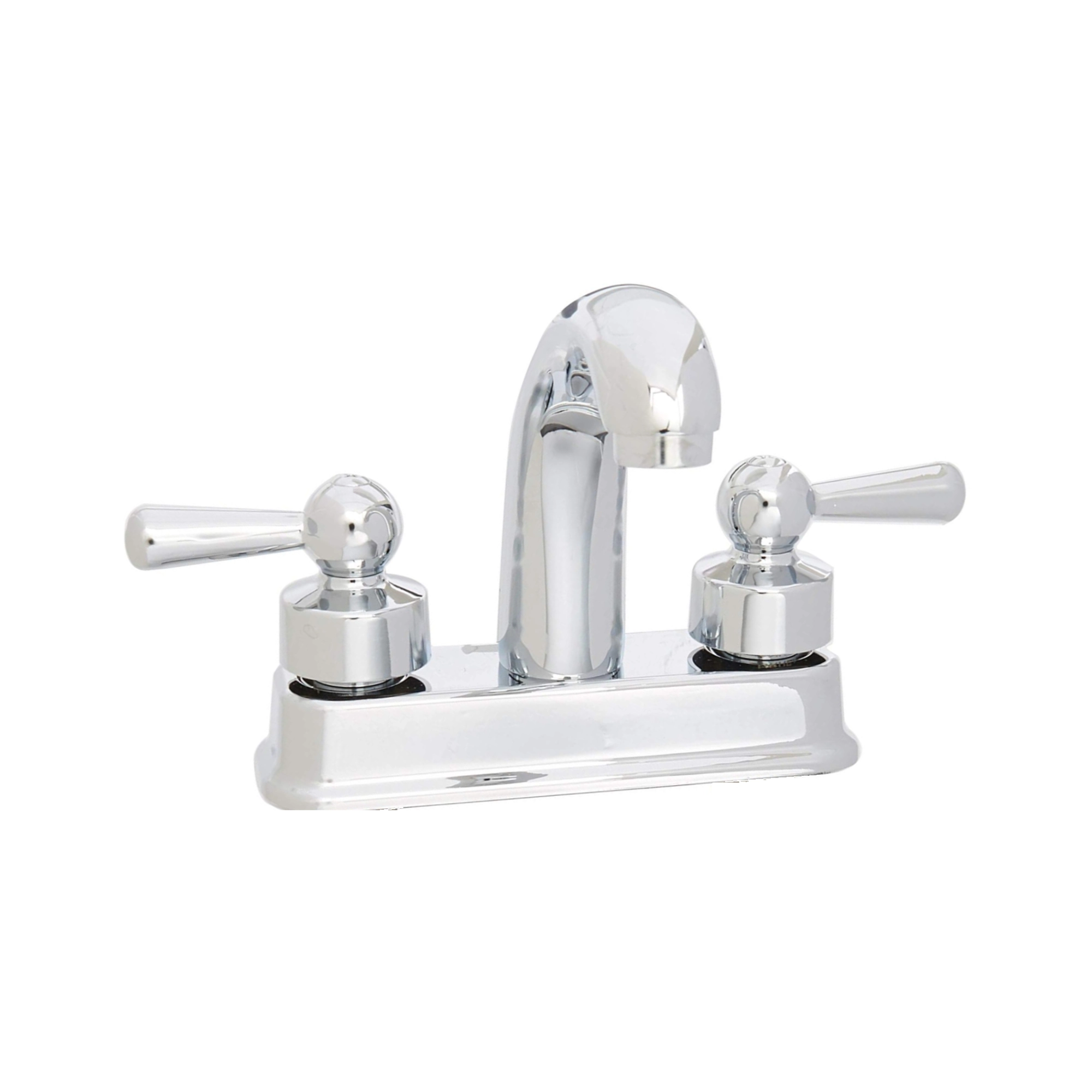 Mezcladora Urrea 4 pulgadas para lavabo con manerales Niza acabado cromo, modelo 50PN, Mezcladora Lavabo 4