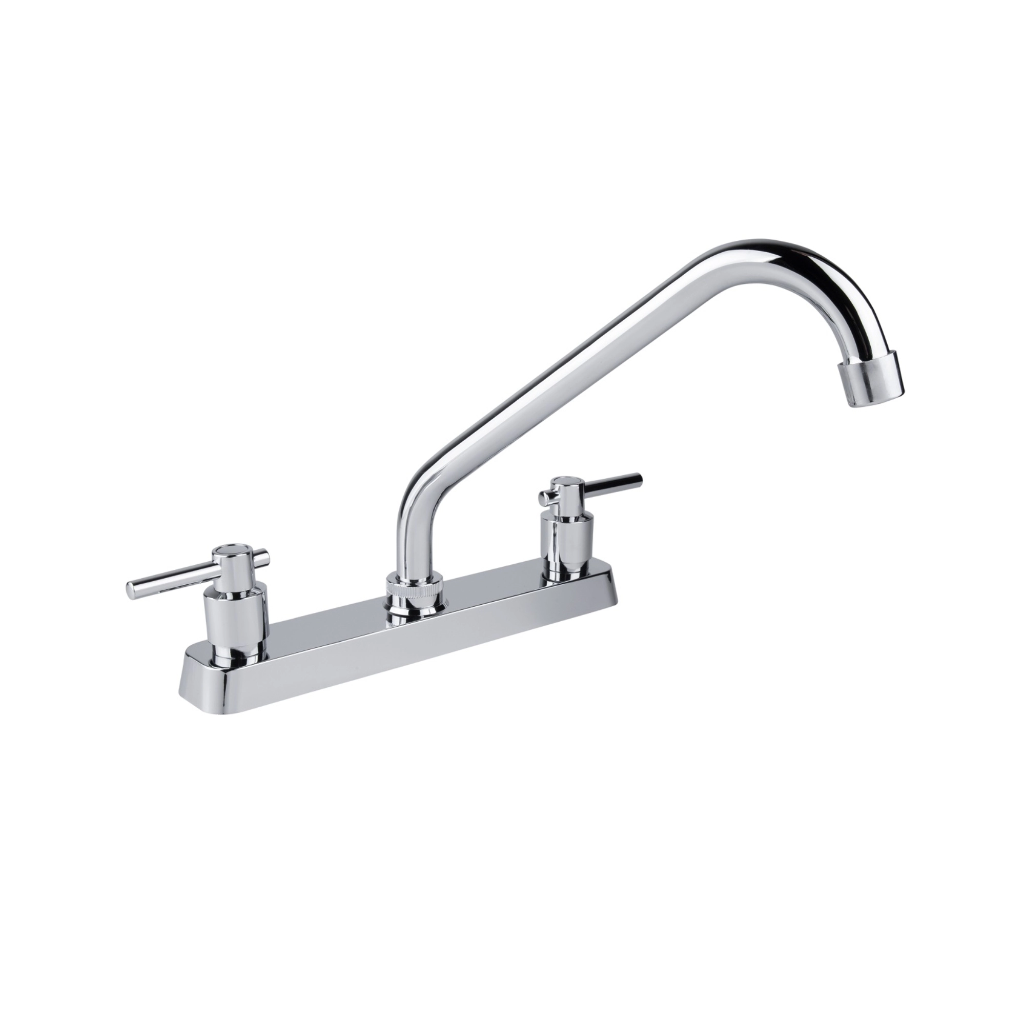Mezcladora para Fregadero DICA 8" Cuello Corto Cromo, modelo 4335TS, Monomando Fregadero