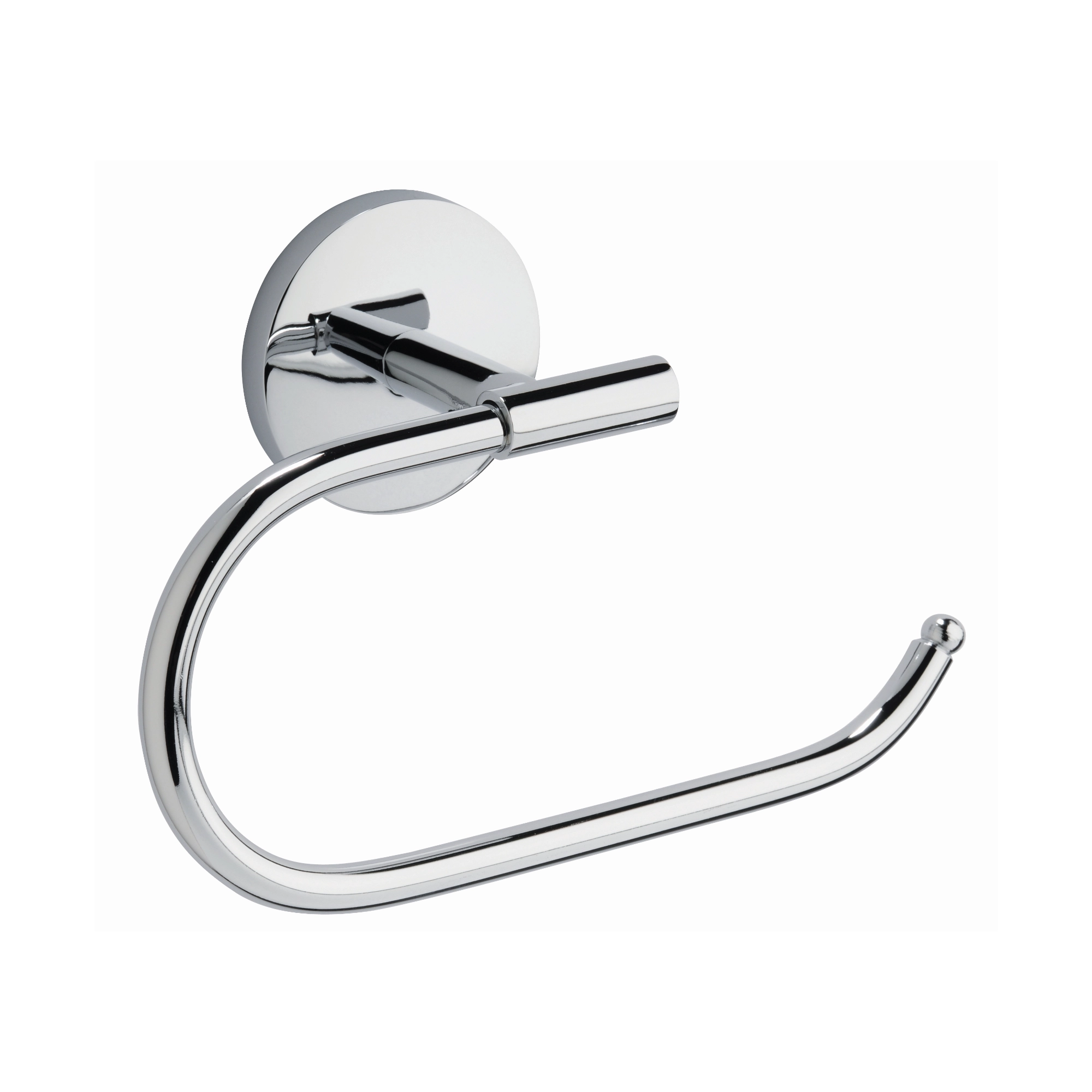 Portarrollo Dica sin cubierta redondo acabado cromo, modelo 1017, Accesorios Para Baño